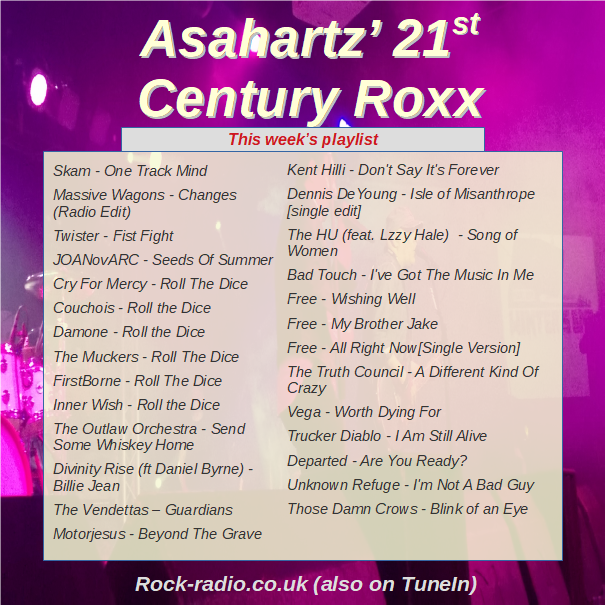 Past Shows - Rock Radio UK - Radio Asahartz